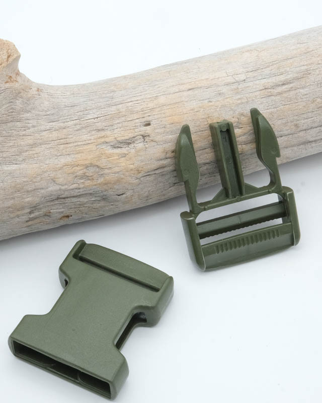 Boucle Clip Kaki 30mm - Maison Klem